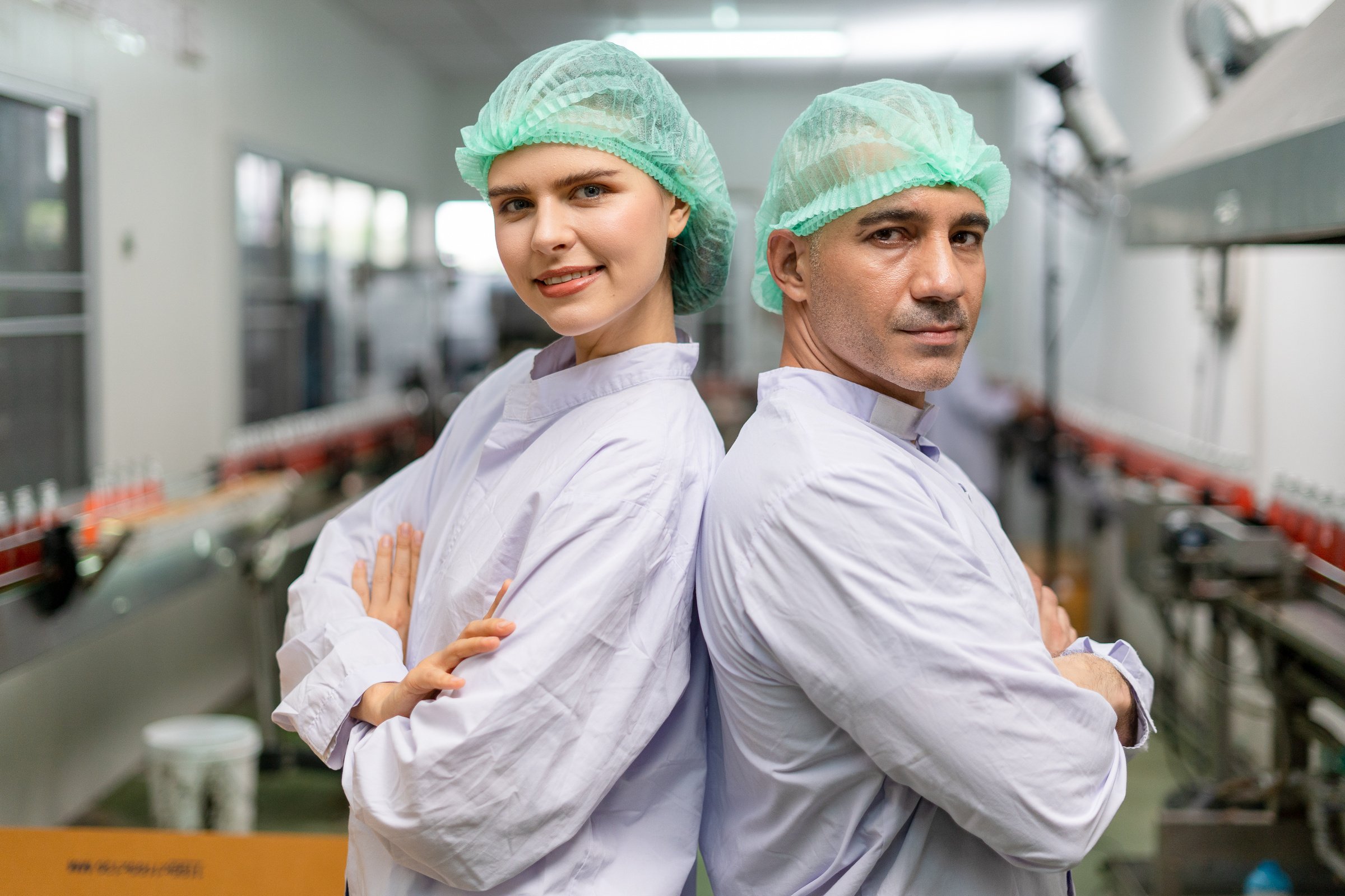 A quality supervisor or a food or pharmaceutical technician